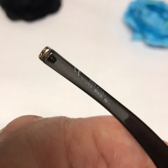 GIORGIO ARMANI SUNGLASSES vintage dust bag ,case original set grey ombré GA logo - Picture 11 of 16